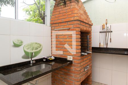 Varanda - Churrasqueira de casa de condomínio para alugar com 3 quartos, 140m² em Jardim Enseada, Guarujá