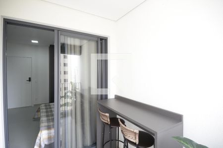 Studio para alugar com 23m², 1 quarto e sem vagaVaranda