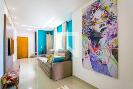 Sala de apartamento à venda com 2 quartos, 110m² em Vila Pires, Santo André