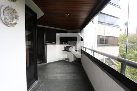 Varanda da Sala de apartamento à venda com 4 quartos, 196m² em Jardim Ampliação, São Paulo