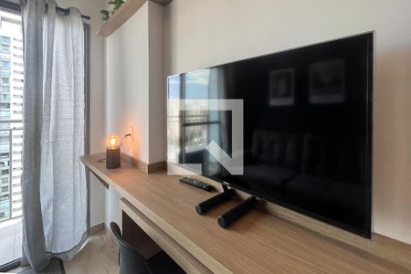Sala de apartamento à venda com 1 quarto, 26m² em Vila Nova Conceição, São Paulo