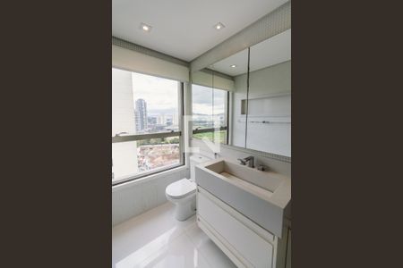 Banheiro da Suíte de apartamento à venda com 1 quarto, 70m² em Vila Leopoldina, São Paulo