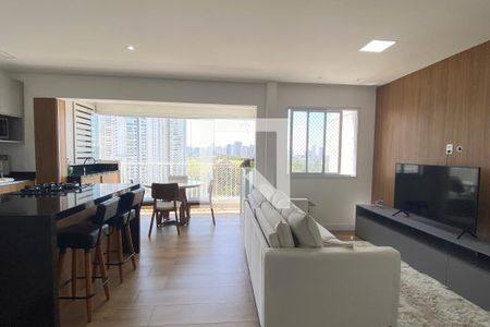 Sala de apartamento à venda com 2 quartos, 69m² em Alphaville Empresarial, Barueri