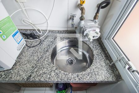 Apartamento à venda com 60m², 2 quartos e 1 vagaDetalhe da area de serviço