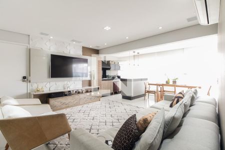 Sala  de apartamento à venda com 3 quartos, 127m² em Tatuapé, São Paulo