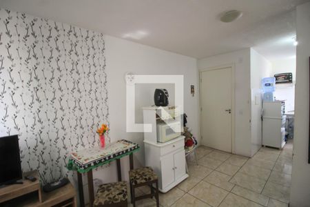 Sala de apartamento para alugar com 1 quarto, 40m² em Mato Grande, Canoas