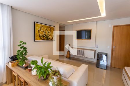 Sala de apartamento à venda com 2 quartos, 97m² em Colégio Batista, Belo Horizonte