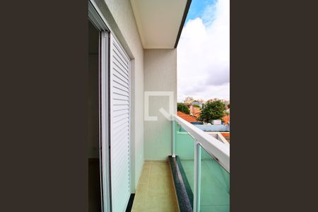 Varanda do Quarto 1 de apartamento à venda com 2 quartos, 54m² em Parque Oratório, Santo André