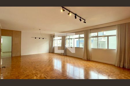 Sala de apartamento para alugar com 3 quartos, 157m² em Cerqueira César, São Paulo