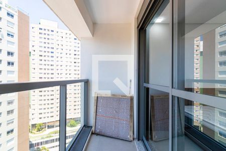 Studio para alugar com 23m², 1 quarto e sem vagaVaranda