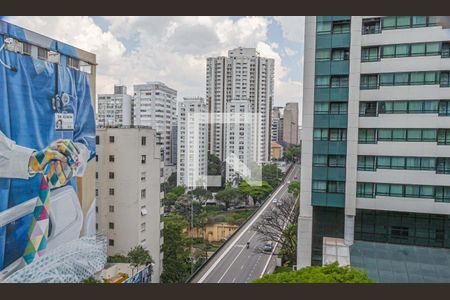 Vista da Sala de apartamento para alugar com 2 quartos, 90m² em Jardim Paulista, São Paulo