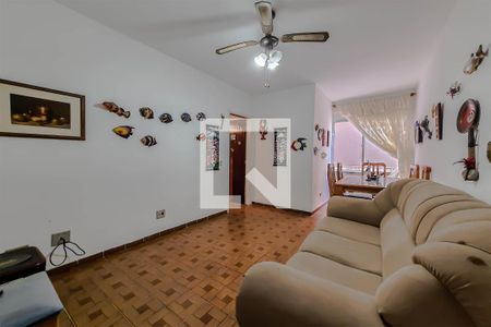 Sala de apartamento para alugar com 1 quarto, 45m² em Vila Julia, Guarujá