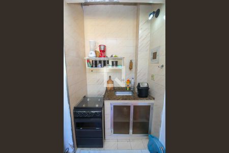 Cozinha de kitnet/studio à venda com 1 quarto, 20m² em Catete, Rio de Janeiro