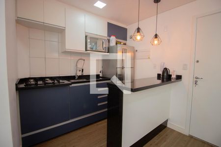 Studio para alugar com 38m², 1 quarto e 1 vagadetalhe da cozinha