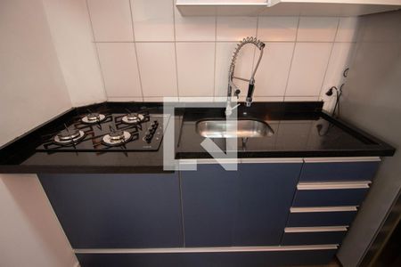 Studio para alugar com 38m², 1 quarto e 1 vagadetalhe da cozinha