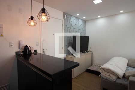 Studio para alugar com 38m², 1 quarto e 1 vagadetalhe da cozinha