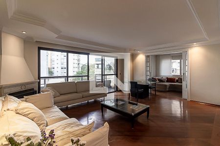 Sala de apartamento à venda com 4 quartos, 211m² em Vila Nova Conceição, São Paulo