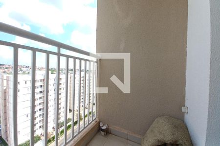 Varanda da Sala de apartamento à venda com 3 quartos, 62m² em Residencial Parque da Fazenda, Campinas