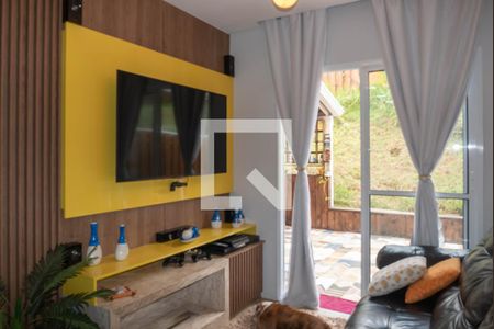 Sala de TV de casa de condomínio para alugar com 3 quartos, 118m² em Medeiros, Jundiaí