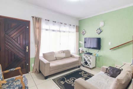 Sala de casa para alugar com 2 quartos, 64m² em Vila Alzira, Santo André