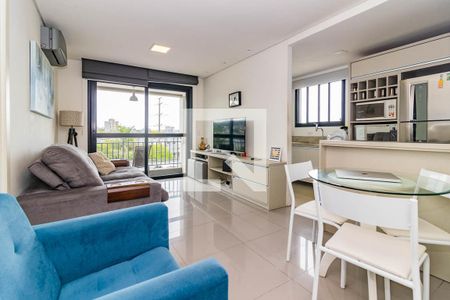 Sala de apartamento para alugar com 1 quarto, 54m² em Jardim Botânico, Porto Alegre