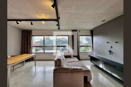 Sala de apartamento à venda com 1 quarto, 70m² em Jardim das Acacias, São Paulo