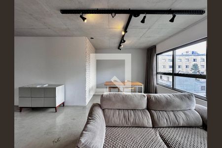 Sala de apartamento à venda com 1 quarto, 70m² em Jardim das Acacias, São Paulo