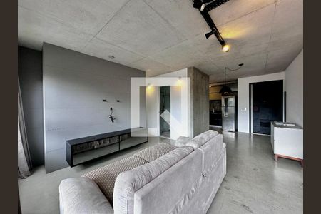 Sala de apartamento à venda com 1 quarto, 70m² em Jardim das Acacias, São Paulo