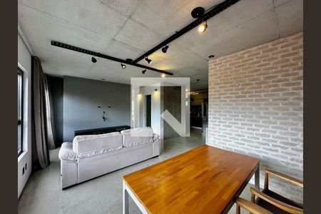 Sala de apartamento à venda com 1 quarto, 70m² em Jardim das Acacias, São Paulo