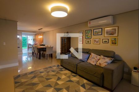 Sala de casa de condomínio à venda com 3 quartos, 215m² em Tristeza, Porto Alegre