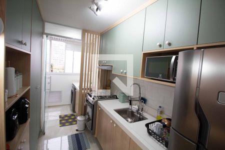 Cozinha  de apartamento à venda com 2 quartos, 57m² em Catumbi, São Paulo