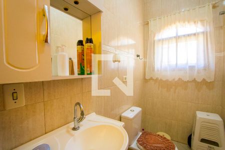 Casa à venda com 306m², 3 quartos e 4 vagas Casa à venda com 306m², 3 quartos e 4 vagasBanheiro do espaço gourmet