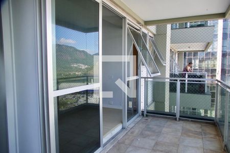 Varanda  de apartamento para alugar com 1 quarto, 65m² em Barra da Tijuca, Rio de Janeiro
