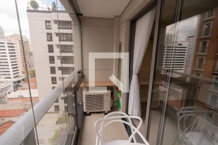 Varanda de apartamento para alugar com 1 quarto, 42m² em Consolação, São Paulo