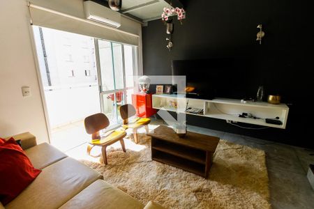 Sala de apartamento para alugar com 1 quarto, 65m² em Vila Andrade, São Paulo