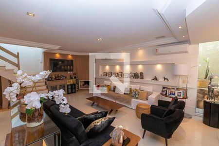 Sala de Estar de casa de condomínio à venda com 4 quartos, 439m² em Loteamento Alphaville Campinas, Campinas