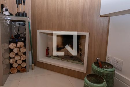 Lareira Sala de Estar de casa de condomínio à venda com 4 quartos, 439m² em Loteamento Alphaville Campinas, Campinas