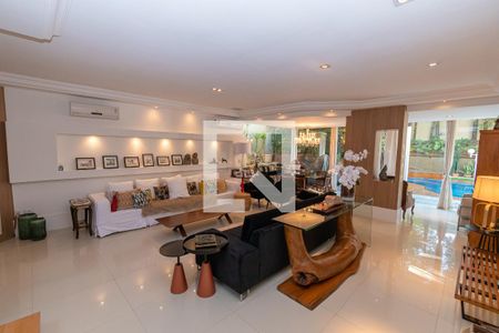 Sala de Estar de casa de condomínio à venda com 4 quartos, 439m² em Loteamento Alphaville Campinas, Campinas