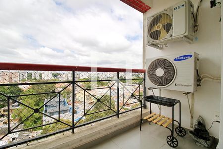 Varanda da Sala de apartamento para alugar com 3 quartos, 79m² em Jardim Monte Kemel, São Paulo