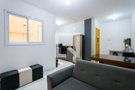 Sala de apartamento à venda com 2 quartos, 68m² em Jardim Stella, Santo André