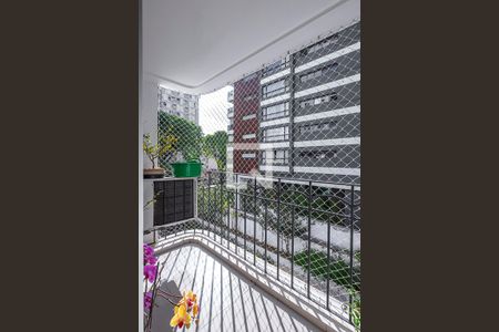 Sala/Cozinha - Varanda de apartamento para alugar com 1 quarto, 34m² em Jardim Paulista, São Paulo