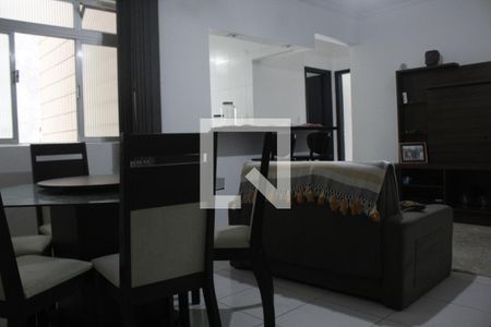 Sala de apartamento para alugar com 1 quarto, 60m² em José Menino, Santos