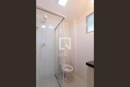 Banheiro de kitnet/studio para alugar com 1 quarto, 38m² em Centro, Guarulhos
