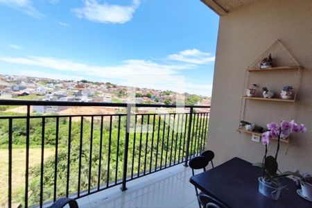 Varanda da Sala de apartamento à venda com 2 quartos, 55m² em Residencial Parque da Fazenda, Campinas