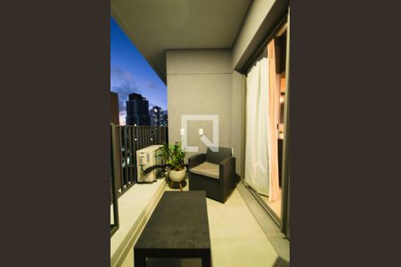 Studio para alugar com 27m², 1 quarto e sem vagaVaranda