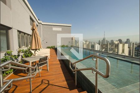 Studio para alugar com 27m², 1 quarto e sem vagaÁrea comum - Piscina