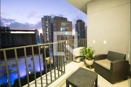 Studio para alugar com 27m², 1 quarto e sem vagaVaranda