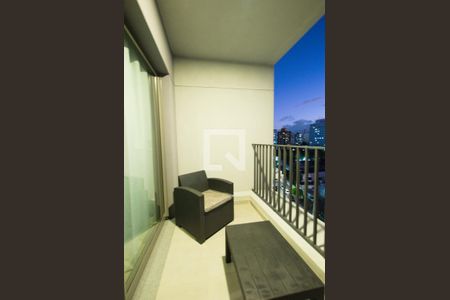 Studio para alugar com 27m², 1 quarto e sem vagaVaranda