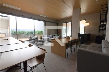 Studio para alugar com 27m², 1 quarto e sem vagaÁrea comum - Salão de festas