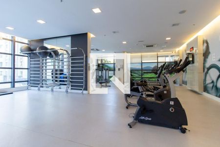 Studio para alugar com 35m², 1 quarto e 1 vaga Studio para alugar com 35m², 1 quarto e 1 vagaAcademia